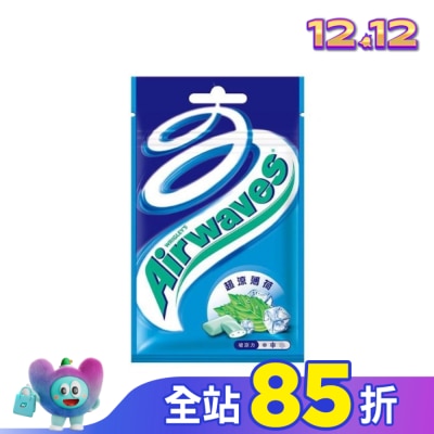 Airwaves AIRWAVES超涼薄荷無糖口香糖袋裝28g