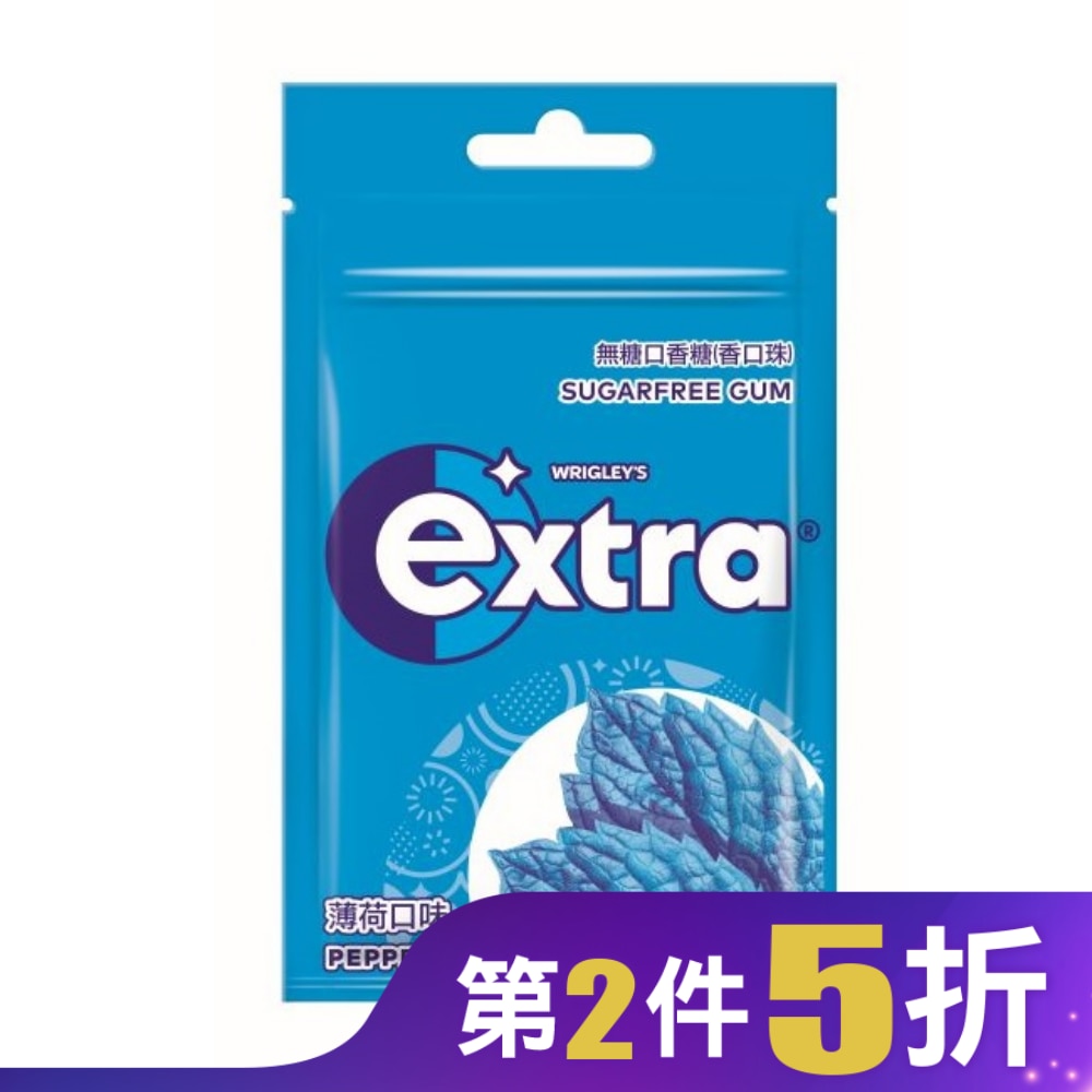 EXTRA 潔淨無糖口香糖袋裝28g