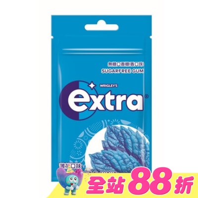 EXTRA - EXTRA 潔淨無糖口香糖袋裝28g