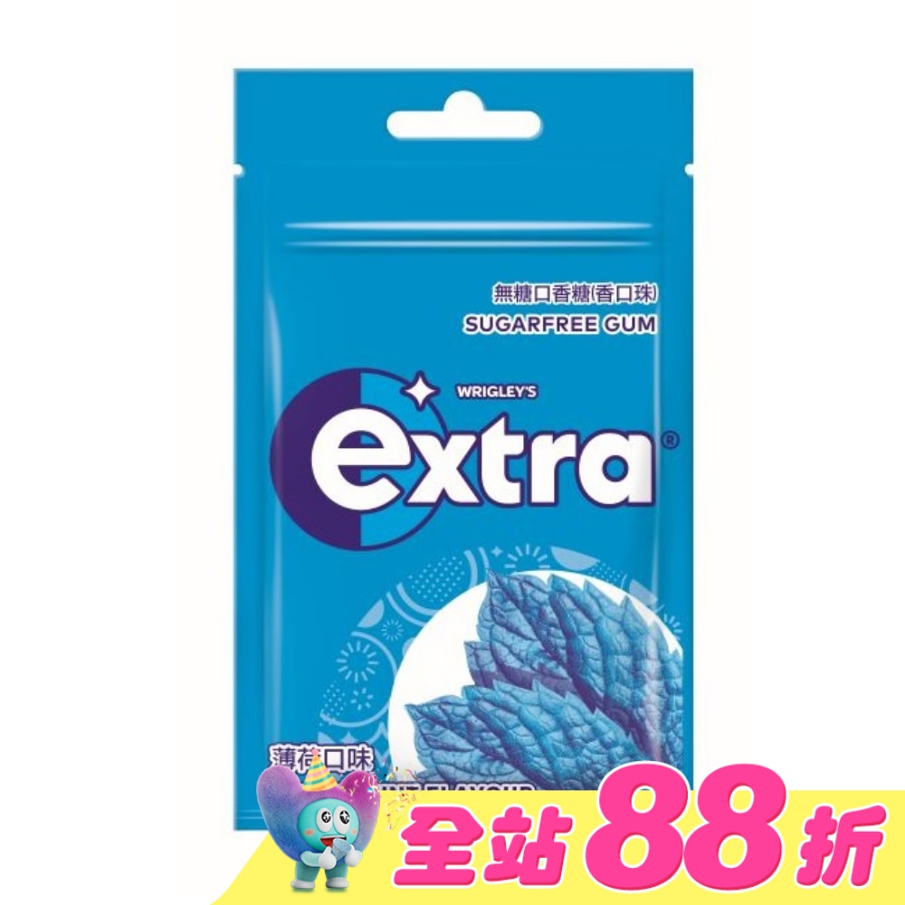 EXTRA 潔淨無糖口香糖袋裝28g