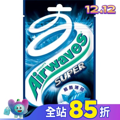 Airwaves AIRWAVES極酷嗆涼無糖口香糖袋裝28g