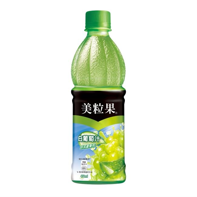 美粒果白葡萄汁特加清新蘆薈粒 450ml