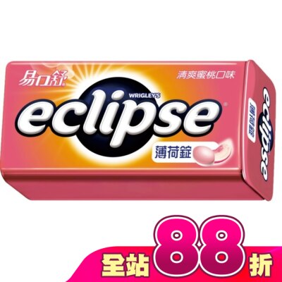 Eclipse 易口舒 - Eclipse 易口舒無糖薄荷錠 清爽蜜桃31g