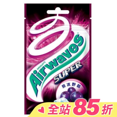 Airwaves Airwaves 極酷嗆涼無糖口香糖-紫冰野莓口味