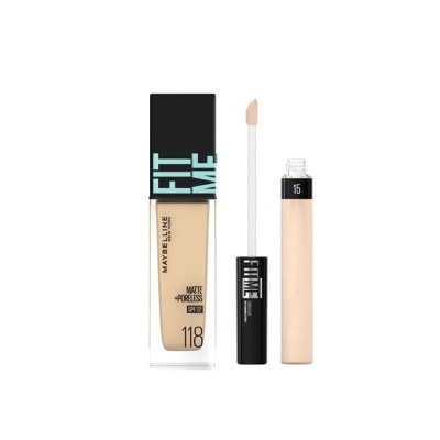 Maybelline 媚比琳 媚比琳 FIT ME反孔特霧粉底液 118+遮遮稱奇遮瑕膏15白皙色