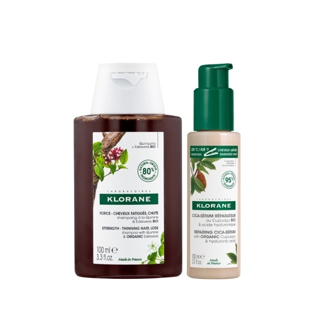 蔻蘿蘭養髮強韌洗髮精100ml*1+蔻蘿蘭髮芯修護精華100ml*1