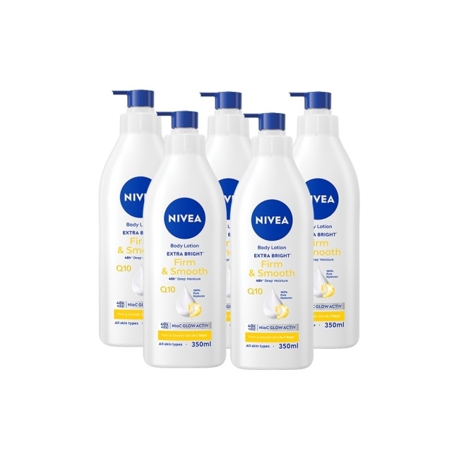 妮維雅亮白彈潤緊膚乳液350ml*5入