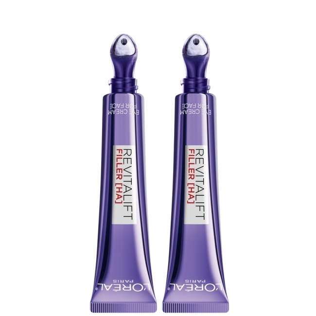巴黎萊雅玻尿酸眼霜級撫紋精華霜3.0 按摩頭版30ml*2 #冰熨斗Max