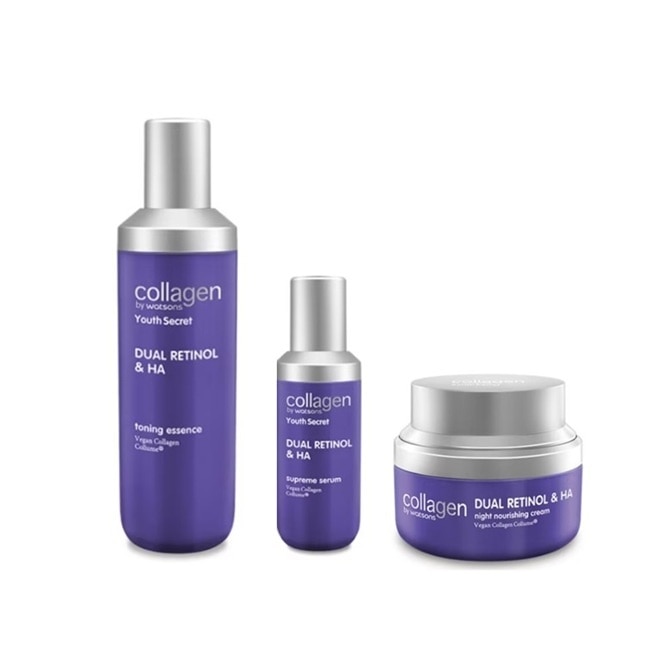 Collagen 肌密塑妍抗老組 (精華水 130ml+精華液 35ml+晚霜 50ml)