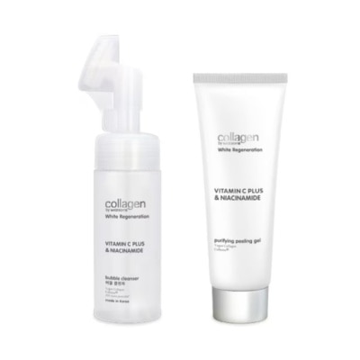 Collagen by watsons Collagen 喚白新生淨化去角質凝膠 100g*1+喚白新生潔顏泡沫 150ml*1