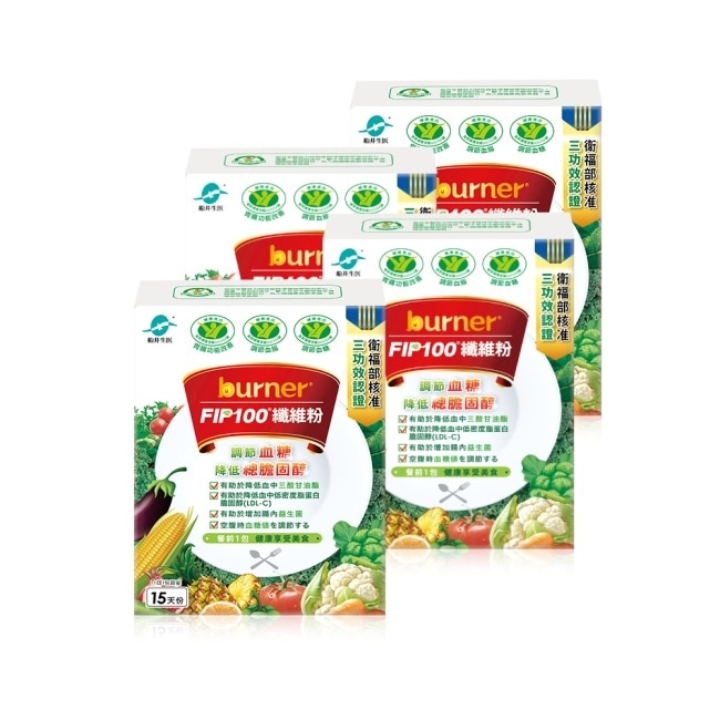 船井FIP100纖維粉7gX15包X4盒團購組