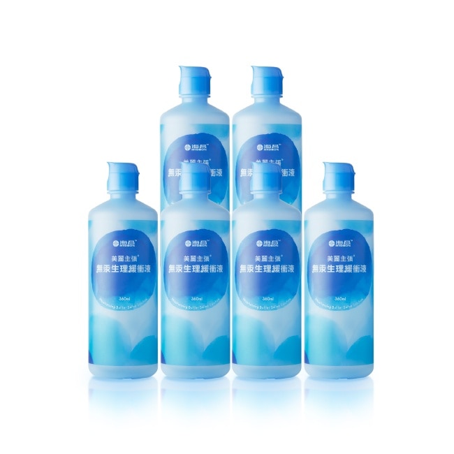 海昌美麗主張無汞生理緩衝液(360*6罐)