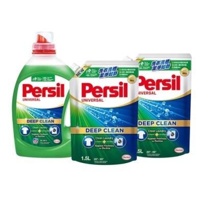PERSIL Persil寶瀅深層酵解洗衣精2.2L 1瓶+補充包1.5L 2包