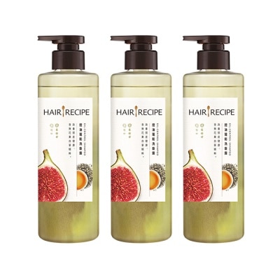 HAIR RECIPE - 髮的食譜無花果白茶控油蓬鬆洗髮露510G*3 image
