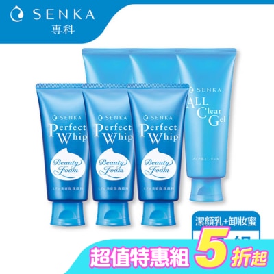 專科 SENKA - 專科超微米洗卸6入組(潔顏乳3入+卸妝蜜x3)