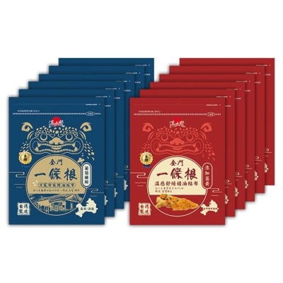 WENTAIYE 溫太醫金門一條根(葡萄糖胺)涼感精油貼布*6包+薑黃溫感精油貼布*6包