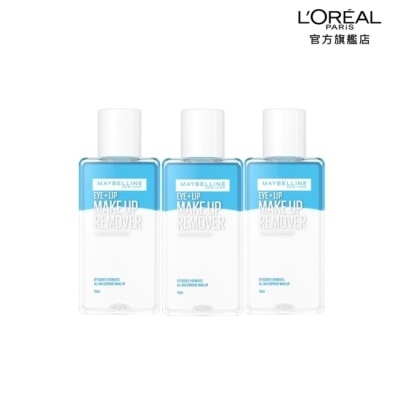 Maybelline 媚比琳 媚比琳輕柔眼唇卸妝液70ml 3入組