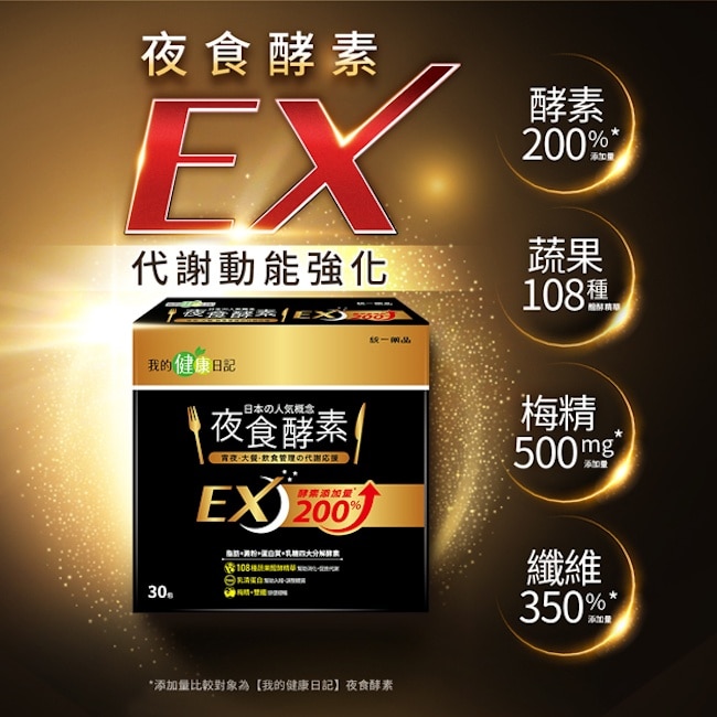 我的健康日記 夜食酵素EX30入+六效乳酸菌經典原味30入 image