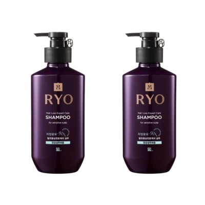 韓國Ryo呂 呂 滋養韌髮洗髮精敏感性頭皮適用400ml x2入