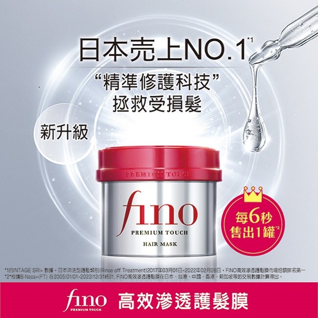 FINO高效超值護髮組(髮膜230g*3+髮油70ml*1)