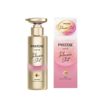 PANTENE 潘婷PRO-V水潤洗髮露530ML*1+PRO-V高濃保濕髮膜 (12MLX8)*1 強韌防斷型