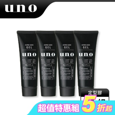 uno - UNO 強硬作風定型膠 180g 4入組