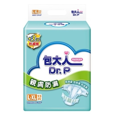 DRP 包大人成褲親膚防漏L-XL 13片X 6包 超值組