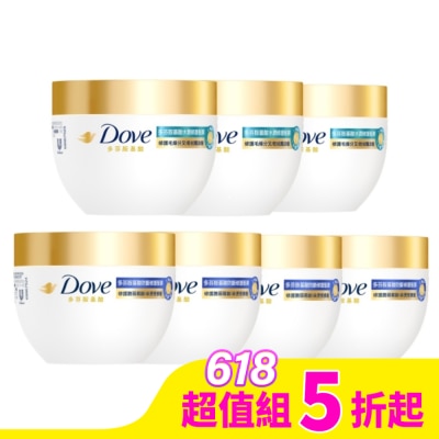 Dove 多芬 多芬胺基酸防斷修護髮膜260g*4+多芬胺基酸水潤修護髮膜260g*3