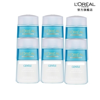 L`OREAL PARIS 巴黎萊雅 巴黎萊雅眼唇卸六入組(溫和眼唇卸粧液125ML*6)