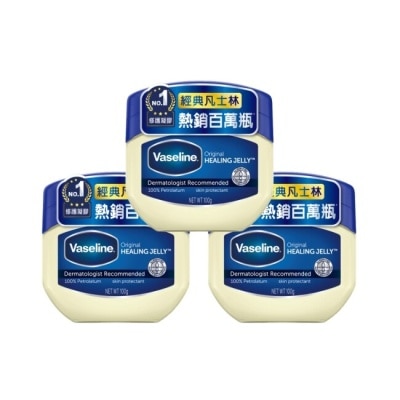 Vaseline 凡士林 凡士林經典高純修護凝膠 100G*3