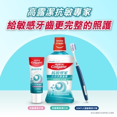 高露潔Colgate 高露潔抗敏專家牙膏+護齦專家牙刷抗敏護齦雙效組(牙膏x1+牙刷x1)