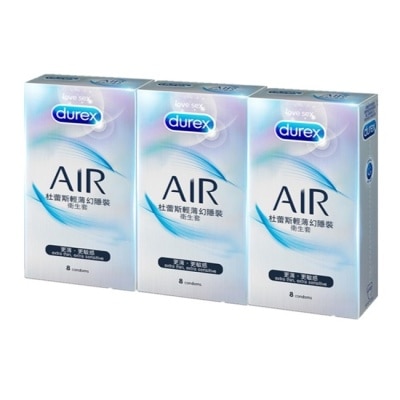 Durex 杜蕾斯 杜蕾斯輕薄幻隱衛生套 8入 *3盒 (共24入)