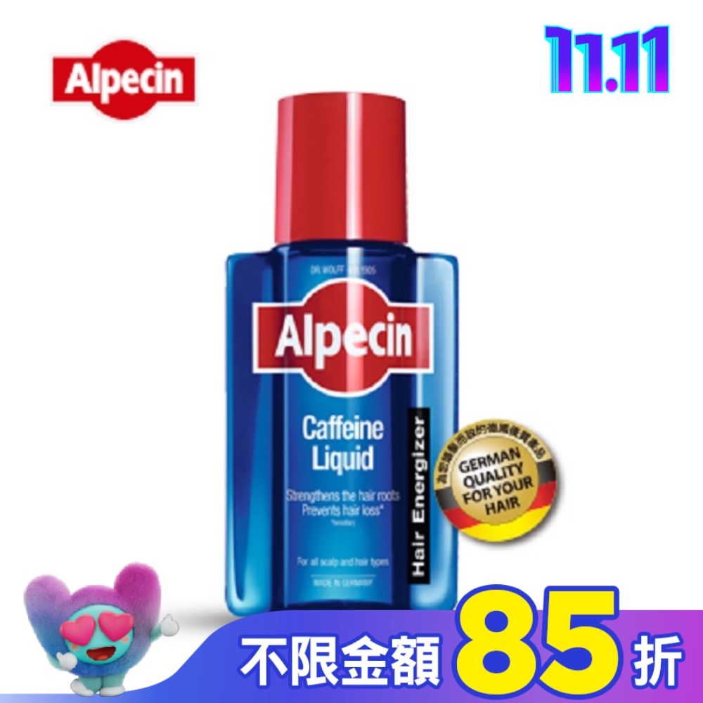 Alpecin 咖啡因頭髮液 200ml【屈臣氏】