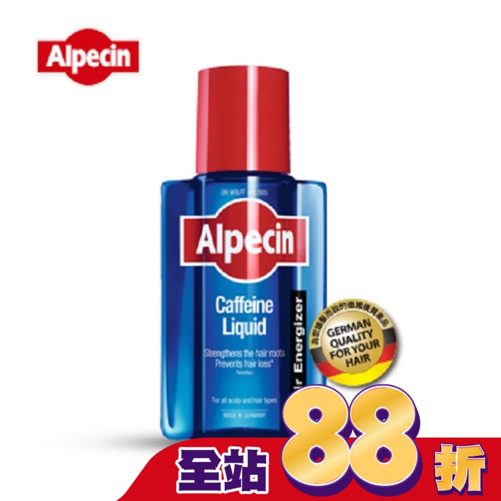 Alpecin 咖啡因頭髮液 200ml【屈臣氏】