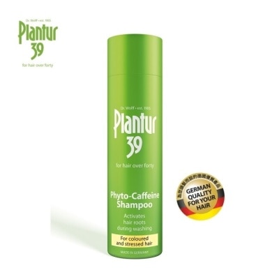 PLANTUR Plantur 39植物與咖啡因洗髮露-染燙及受損髮質250ml【屈臣氏】