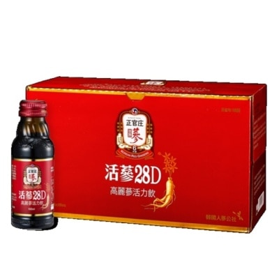 正官庄 正官庄活蔘28D滋補液  100ml*10入-箱購