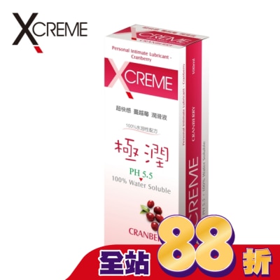 X-CREME - XCREME超快感 蔓越莓潤滑液 100ml