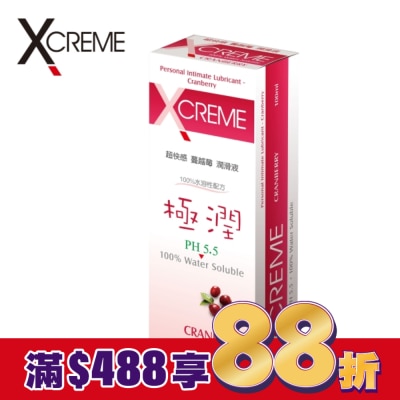 X-CREME XCREME超快感 蔓越莓潤滑液 100ml