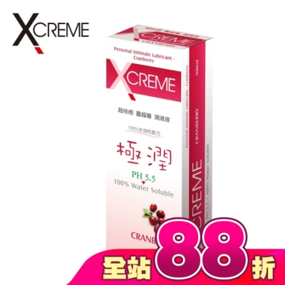 X-CREME - XCREME超快感 蔓越莓潤滑液 100ml