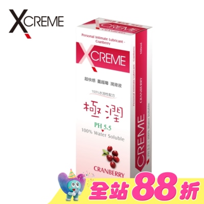X-CREME - XCREME超快感 蔓越莓潤滑液 100ml