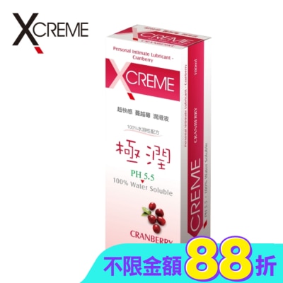X-CREME - XCREME超快感 蔓越莓潤滑液 100ml