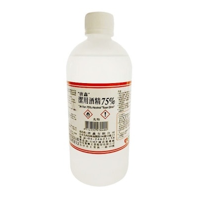 TOUNSHIN 乙)唐鑫酒精75%500ml