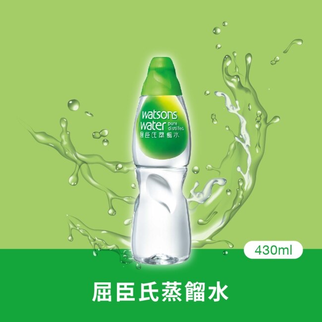 屈臣氏蒸餾水 430ml