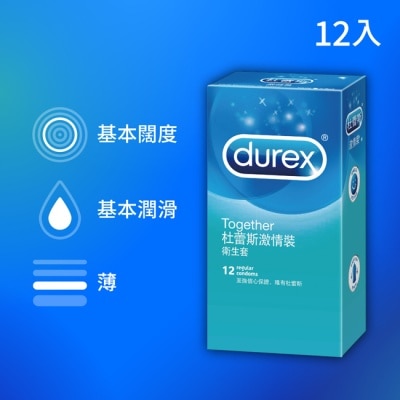 Durex 杜蕾斯 杜蕾斯激情裝衛生套12入