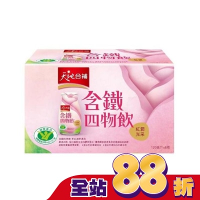 Quaker 桂格 - 天地合補 含鐵玫瑰四物飲120ml*6入