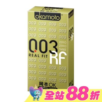 Okamoto 岡本 - 岡本衛生套 003極薄貼身 6入