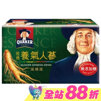 Quaker 桂格 - 桂格養氣人蔘無糖配方60ml*6入