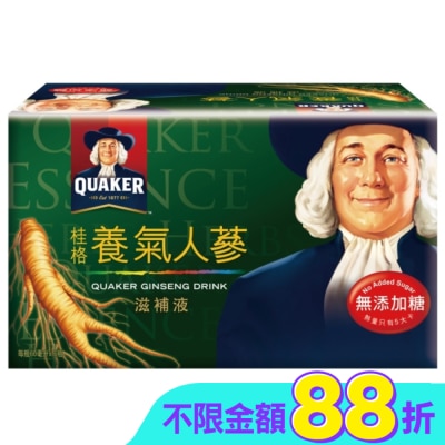 Quaker 桂格 - 桂格養氣人蔘無糖配方60ml*6入