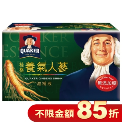 Quaker 桂格 桂格養氣人蔘無糖配方60ml*6入