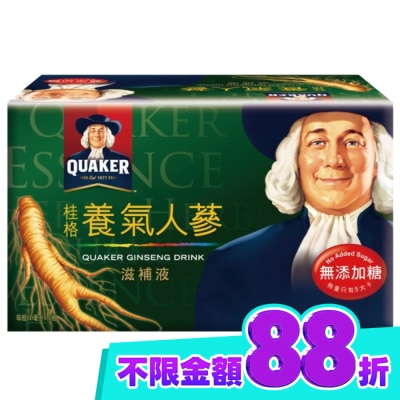 Quaker 桂格 桂格養氣人蔘無糖配方60ml*6入 image